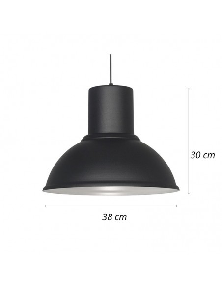 COLGANTE GALPONERO CHAPA C/PANTALLA E27