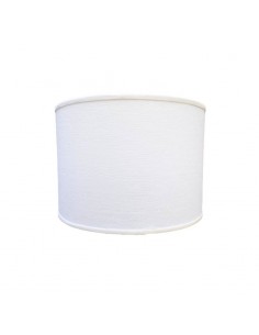 PANTALLA VELADOR CILINDRO 20X14 LISO BLANCO