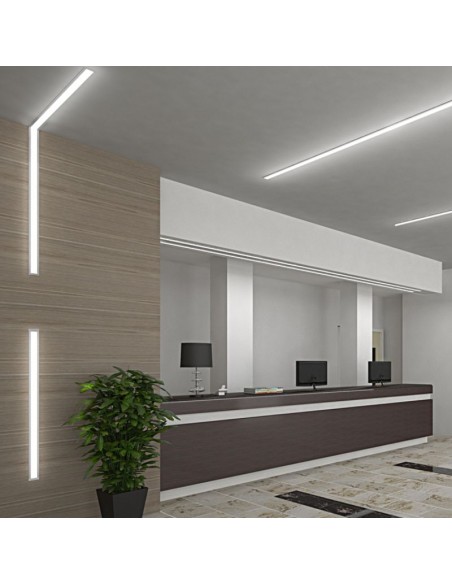 PLAFON EMBUTIR RIGA LED 30W BLANCO LUZ NEUTRA 4400LM 115CM