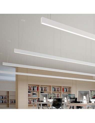 LISTON LED TIMBER P/ 1 TUBO LED BLANCO 18W