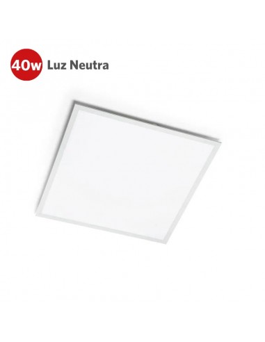 PANEL EMBUTIR LED 40W CUADRADO BLANCO LUZ NEUTRA 60X60