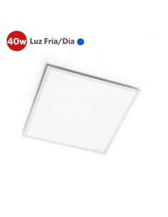 PANEL EMBUTIR LED 40W CUADRADO BLANCO LUZ FRIA 60X60