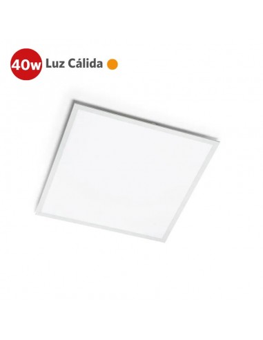 PANEL EMBUTIR LED 40W CUADRADO BLANCO LUZ NEUTRA 60X60