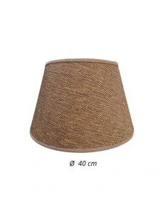 PANTALLA VELADOR CONICA 30X40X24 ALPILLERA OCRE