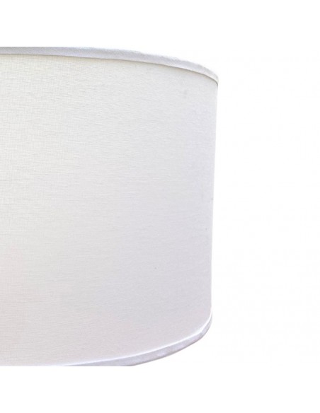 PANTALLA VELADOR CILINDRO 40X20 LISO BLANCO