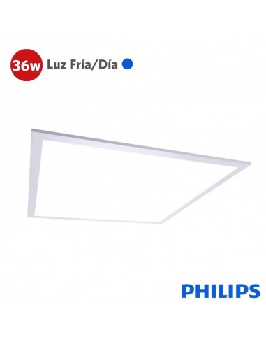 PANEL EMBUTIR LED PHILIPS CUADRADO 36W LUZ FRIA 60CM