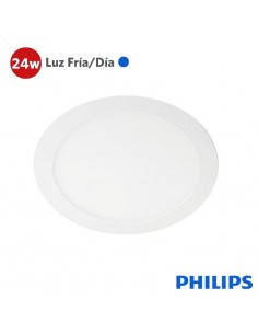 PANEL EMBUTIR LED PHILIPS REDONDO 24W LUZ FRIA 29CM