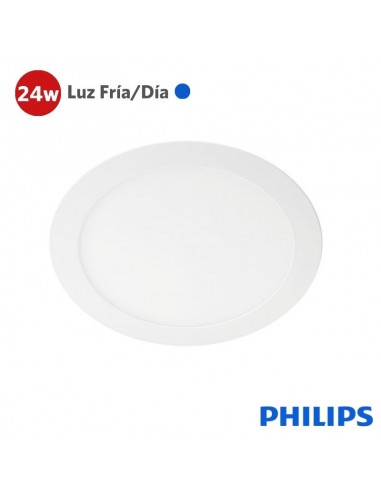 PANEL EMBUTIR LED PHILIPS REDONDO 24W LUZ FRIA 28CM