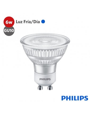 LAMPARADICRO LED PHILIPS  6W/865 (70W) CLASSIC GU10