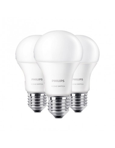 LAMPARA LED PHILIPS SCENE SWITCH COLOR A60 9,5W