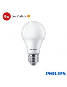 LAMPARA LED PHILIPS ECOHOME 10W LUZ CALIDA 3000K
