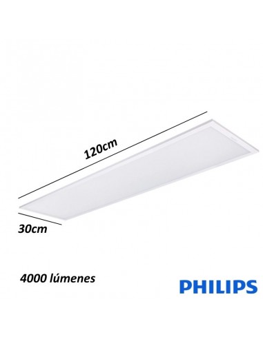 PANEL EMBUTIR LED PHILIPS RECTANG 36W LUZ...