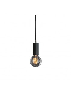 COLGANTE AEDENA PORT. NEGRO CABLE TEXTIL NEGRO