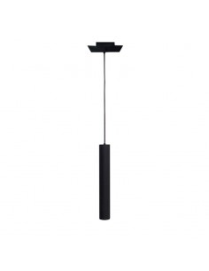 COLGANTE MAC 1 LUZ GU10  5,9X40CM NEGRO