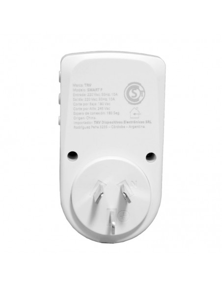 PROTECTOR TENSION ENCHUFABLE SMART F 2100W 10A TRV