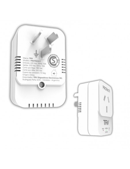 PROTECTOR TENSION ENCHUFABLE PROTECH E 2100W 10A TRV