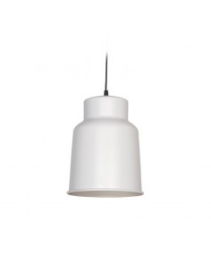 COLGANTE TRELEW GRANDE 21X28 E27  BLANCO TEXTURADO