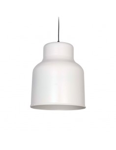 COLGANTE TRELEW MAXI 30X35 E27  BLANCO TEXTURADO