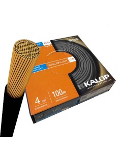 CABLE UNIPOLAR IRAM CAT5 4 MM (100MTS) NEGRO