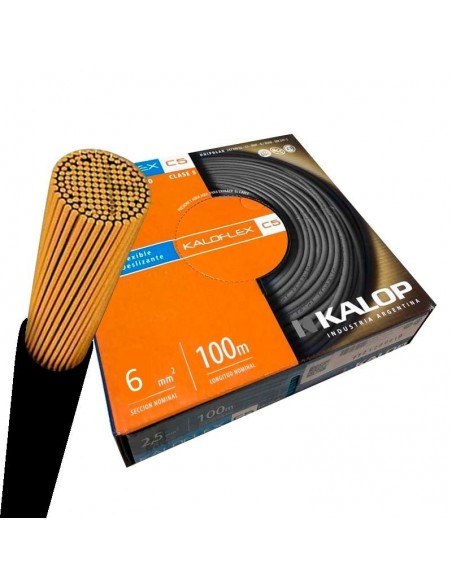 CABLE UNIP IRAM CAT4   6MM       (100MTS) NG