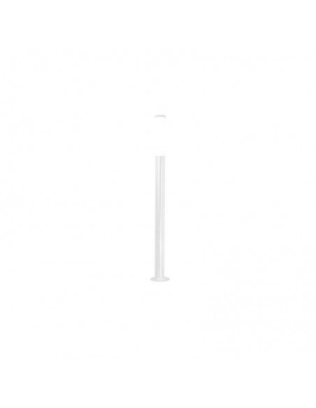 FAROLA ALUMINIO 2500 E27 BLANCO 200CM