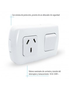 LLAVE EXTERIOR TEKNA 1 PUNTO Y TOMA - KALOP 2