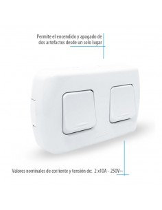 LLAVE EXTERIOR TEKNA EXTERIOR 2 PUNTOS - KALOP 2