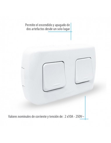 LLAVE EXTERIOR TEKNA EXTERIOR 2 PUNTOS - KALOP