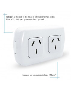 LLAVE EXTERIOR TEKNA EXTERIOR 2 TOMAS - KALOP 2