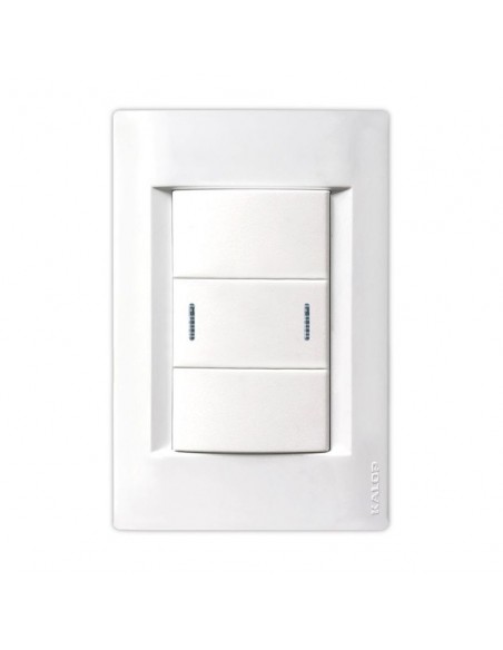 LLAVE CIVIL EMBUTIR BLANCO 1 COMBINADO - KALOP