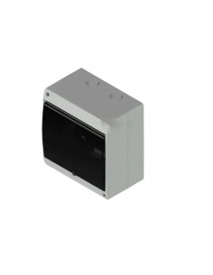 CAJA EXTERIOR GENROD   1/ 4 C/P FUME.PVC.GRIS (04-5005G)