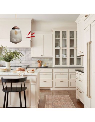 COLGANTE VIDRIO GENOVEZ GDE 36X23 COBRE E27