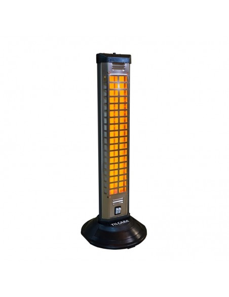 ESTUFA ELECTRICA CUARZO 2 VELAS VERTICAL 1200W .