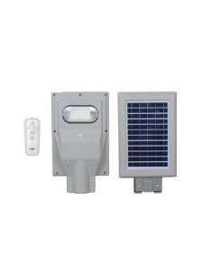 LUMINARIA LED SOLAR 15W CON SENSOR LUZ FRIA 6000K