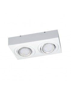 PLAFON LAGUNA 2 LUCES AR111 BLANCO
