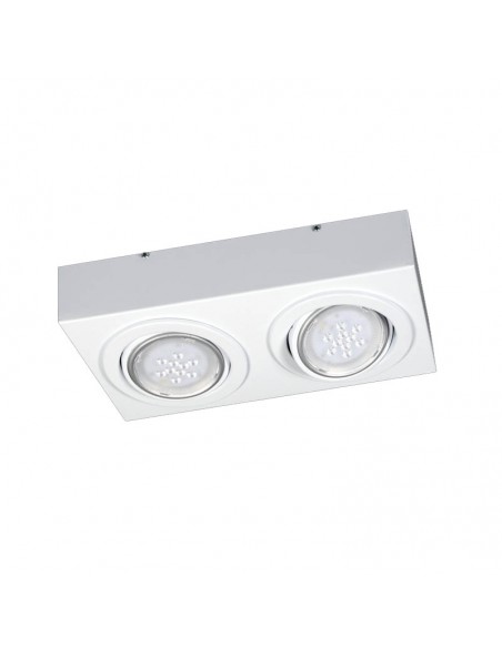 PLAFON LAGUNA 2 LUCES AR111 BLANCO