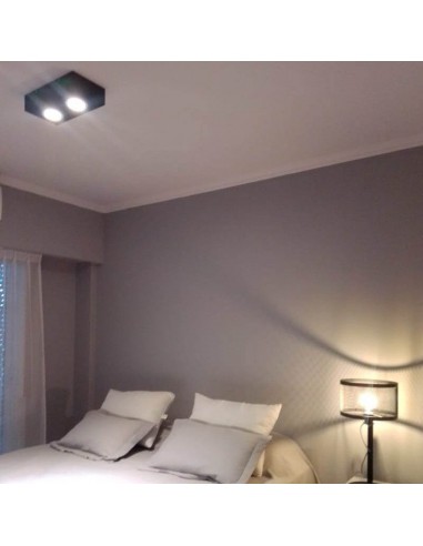 PLAFON LAGUNA 2 LUCES AR111 BLANCO