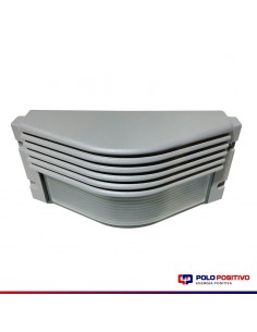 APLIQUE PARED GIARDINO C/ VISERA APTO LED EXTERIOR GRIS 2