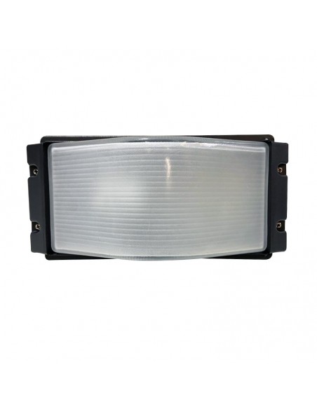 APLIQUE PARED PLUS LISO APTO LED EXTERIOR NEGRO