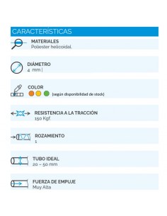 CINTA PASACABLE VIYILANT HELICOIDAL 4MM  25MTS 2