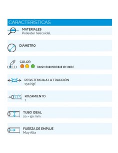 CINTA PASACABLE VIYILANT HELICOIDAL 3,2MM  15MTS 2