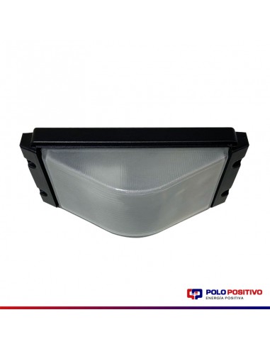APLIQUE PARED PLUS LISO APTO LED EXTERIOR NEGRO