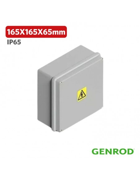 CAJA PASO PVC GENROD 165X165X 65 IP65