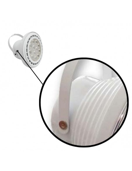 CABEZAL AR111 ESCALONADO BLANCO TEXT