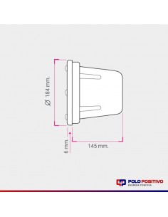 ARTEFACTO EMBUTIR PARA PILETA LAGO-100 PARA AR-111 2