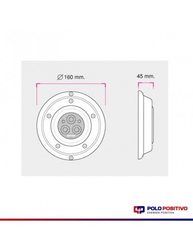 ARTEFACTO PARA PILETA LAGUNA 50 ESP. P/LEDS. VACIO