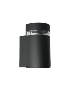 APLIQUE ODA I 1 LUZ GU10 NEGRO TEXT CANDIL