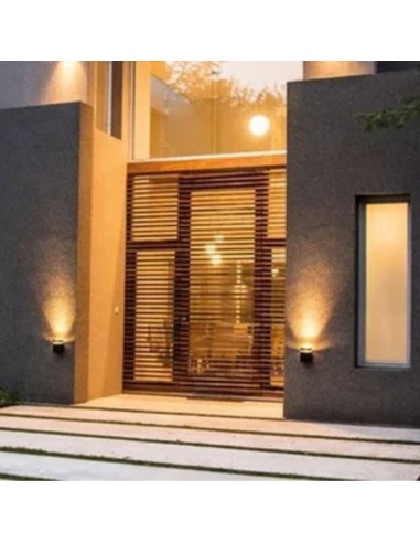 APLIQUE ODA I 1 LUZ GU10 PLATA TEXT CANDIL