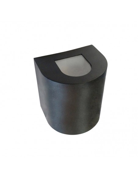 APLIQUE BIDIRECCIONAL CURVO 2 LUCES GU10 NEGRO