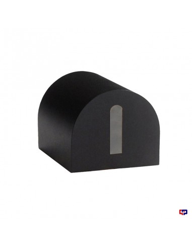 APLIQUE BIDIRECCIONAL CURVO 2 LUCES GU10 NEGRO